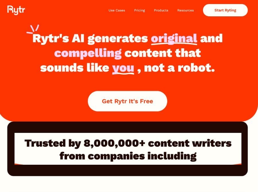 Rytr AI Content Writing Assistant