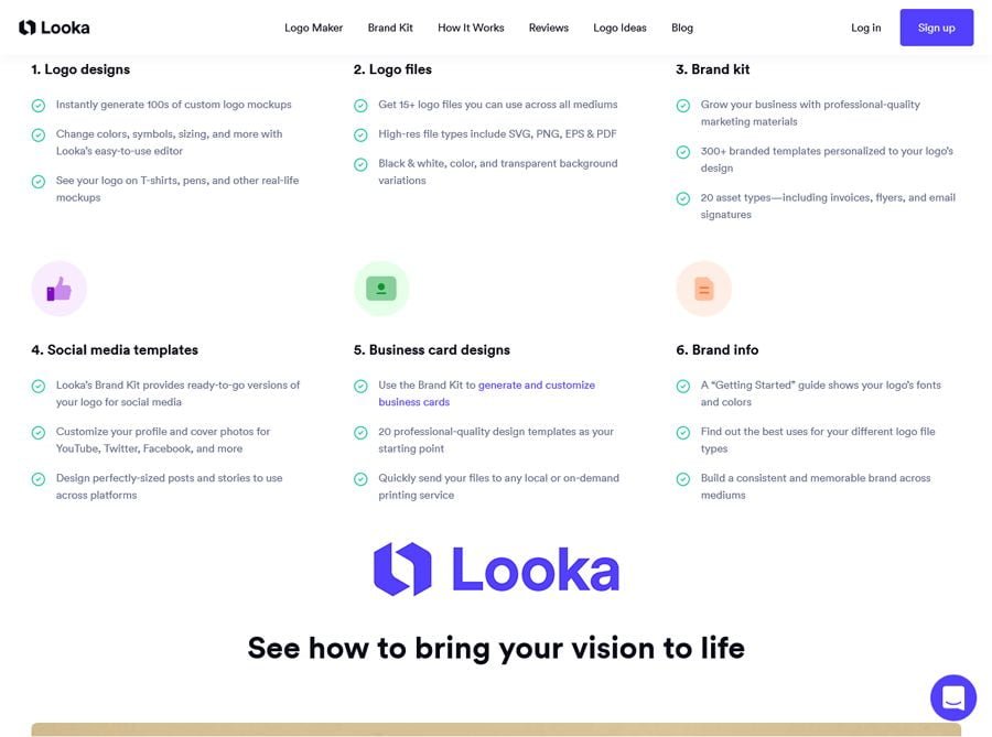 looka AI logo maker tool