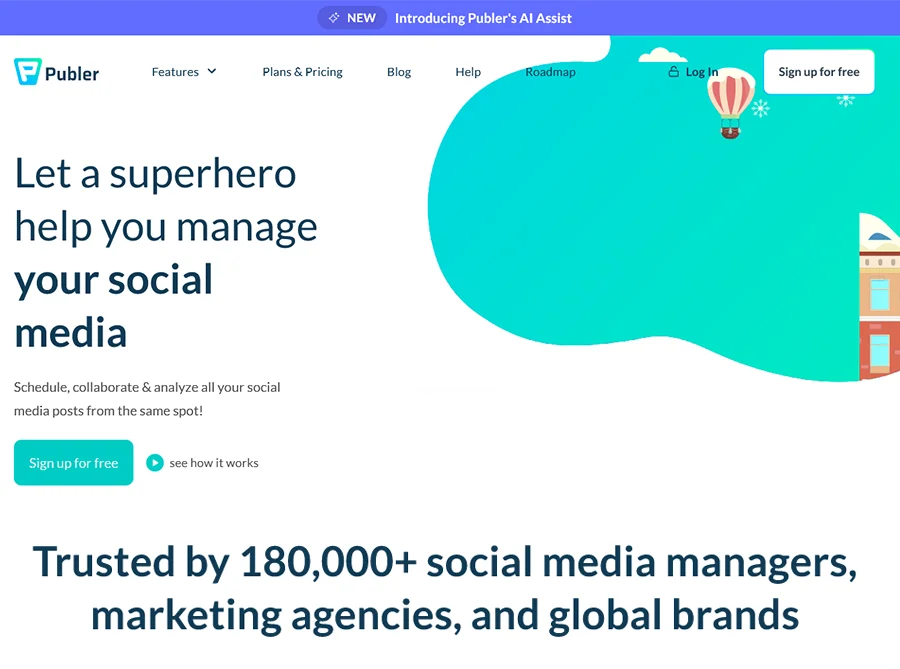 publer ai social media management tool