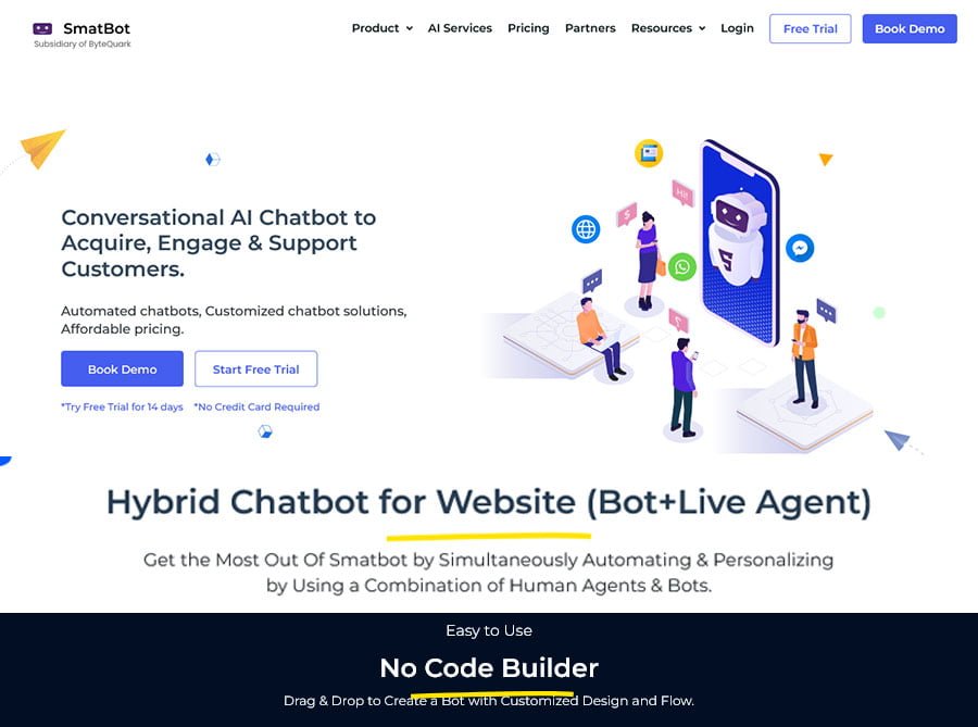smatbot ai business chatbot