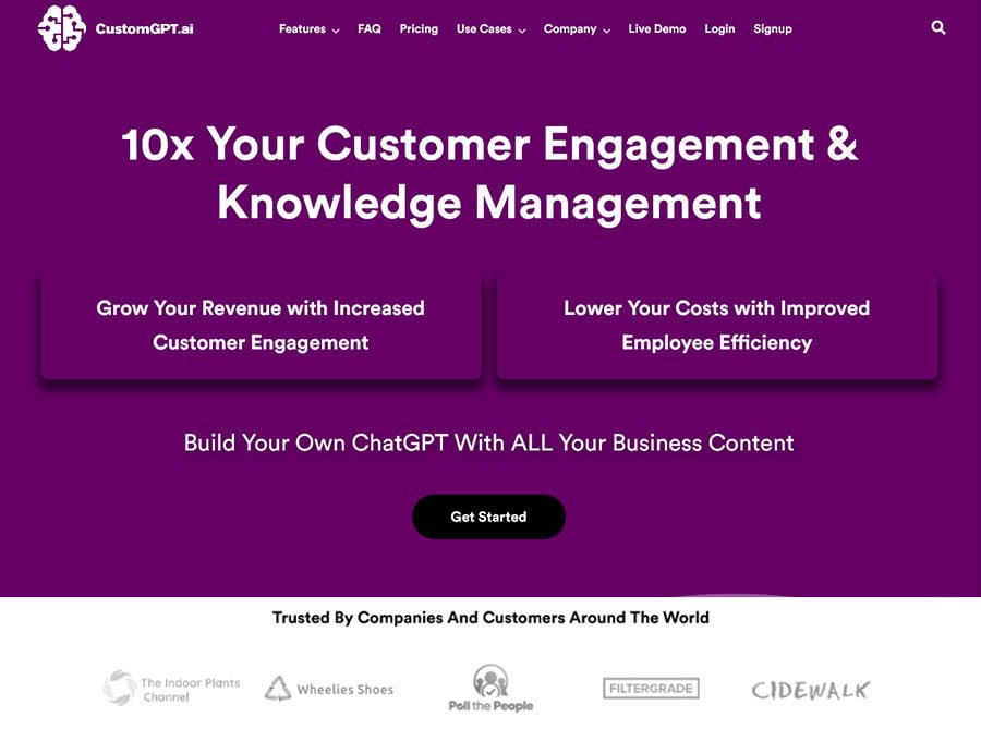CustomGPT AI Chatbot for Business