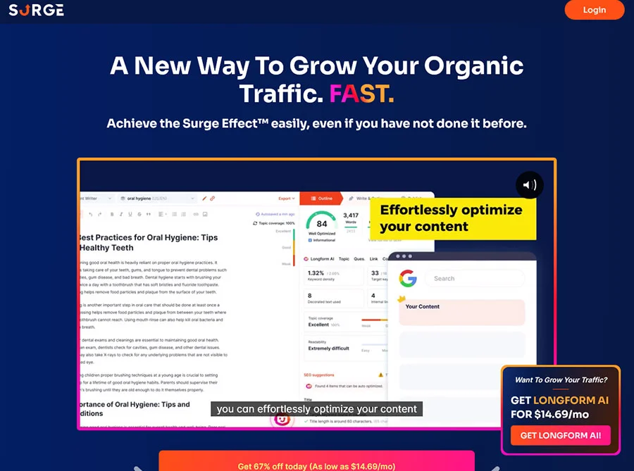 surgegraph ai seo writing tool