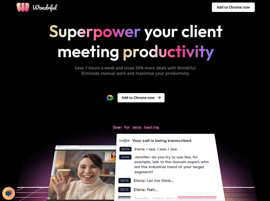 wondrful sales intelligence