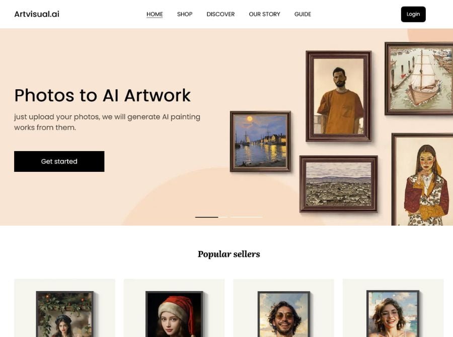 artvisual ai art maker tool