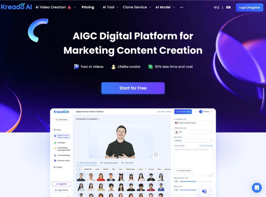 Kreado Ai Video Creation