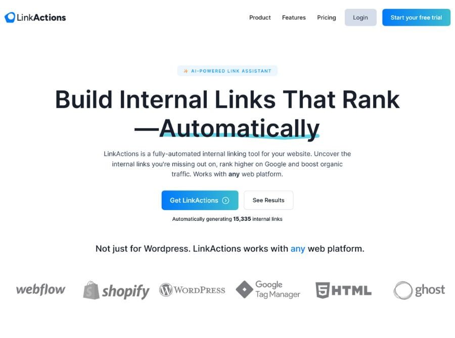 LinkActions Ai Link Assistant