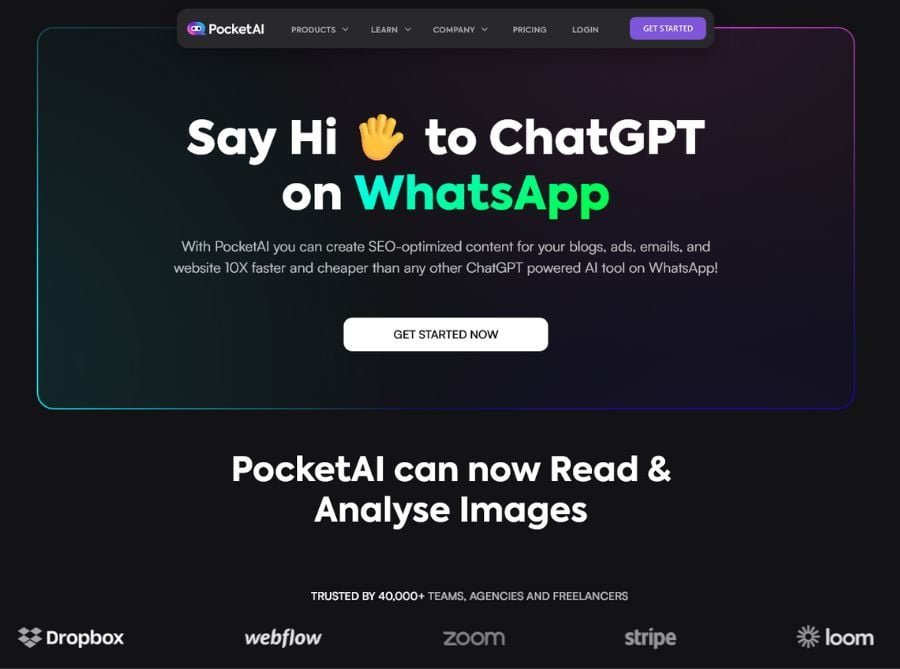 PocketAi Whatsapp ChatGPT PocketAi Whatsapp ChatGPT
