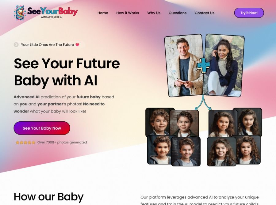 SeeYourBaby Ai Baby Face Prediction