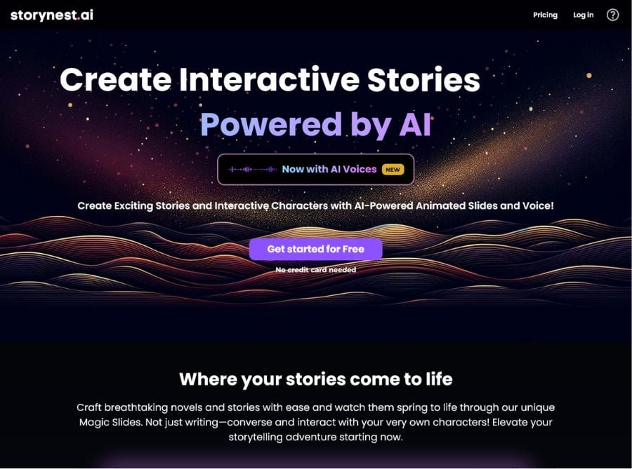 Storynest Ai Virtual Storyteller