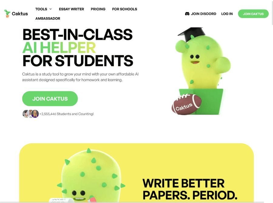 caktus ai for schools