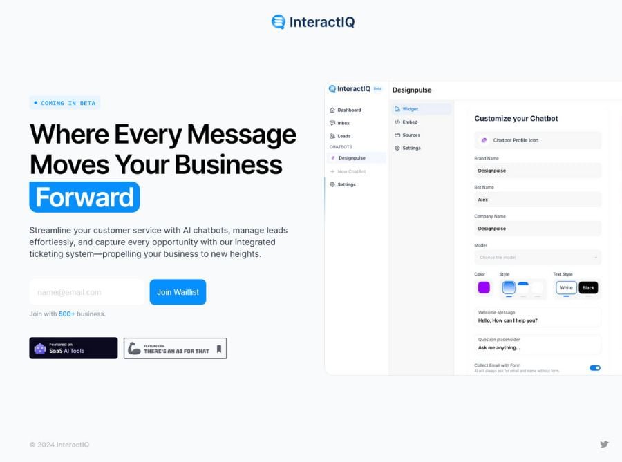 interactIQ AI chatbots