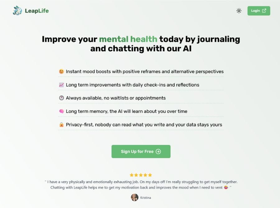 leaplife ai journal app leaplife ai journal app