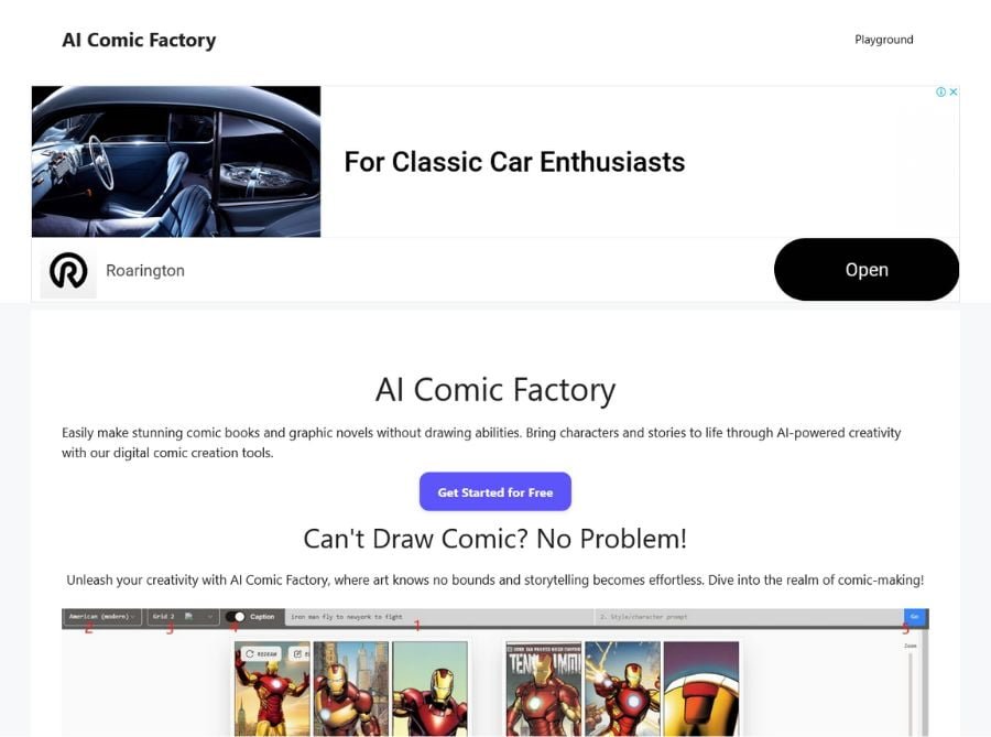 AI Comic Factory