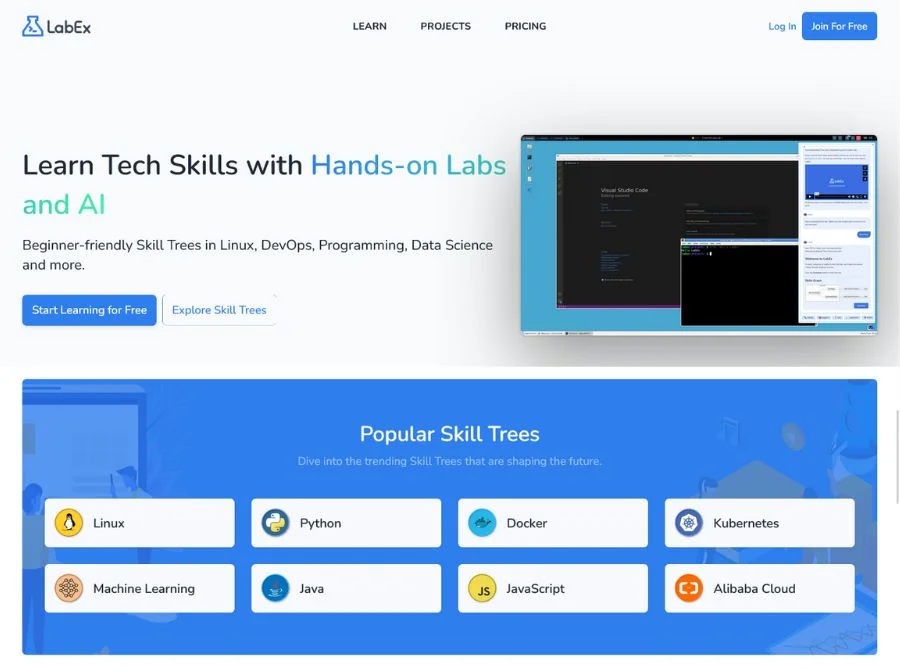 labex ai learning platform
