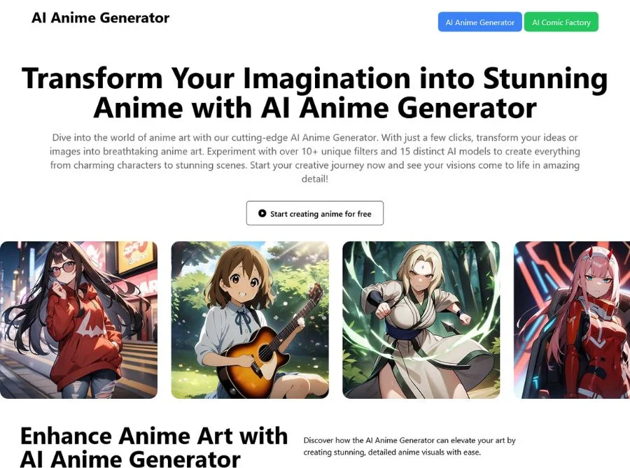 Ai Anime Generator