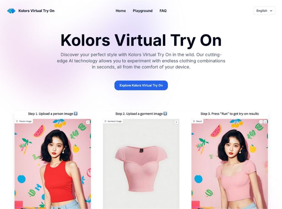 Kolors Virtual Try On