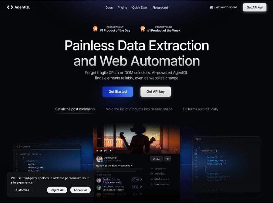 AgentQL AI Data Extraction AgentQL AI Data Extraction