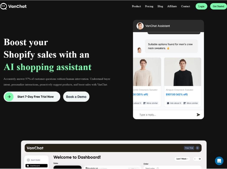 VanChat AI Shopping Assistant VanChat AI Shopping Assistant