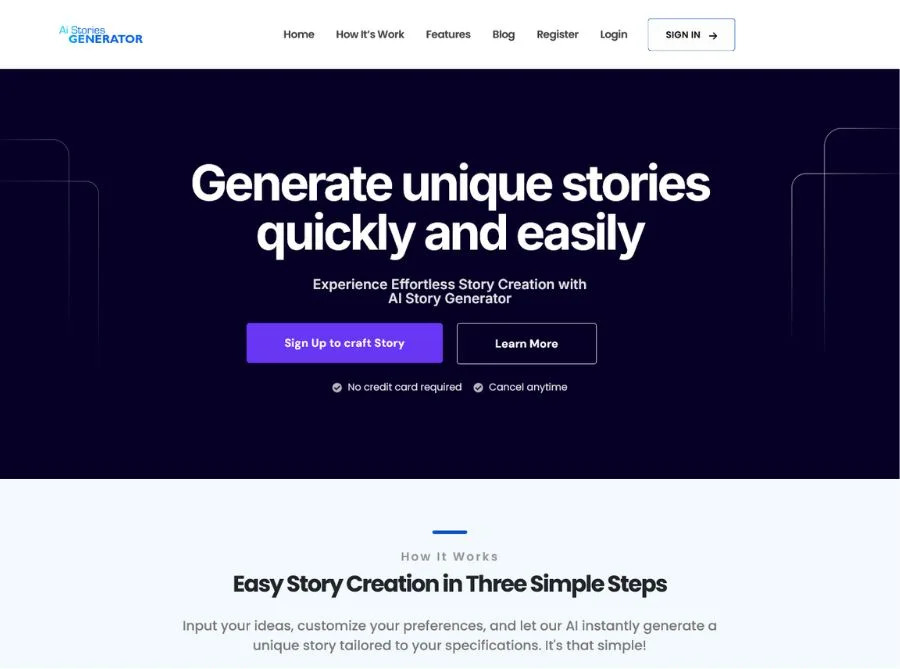 AI Stories Generator