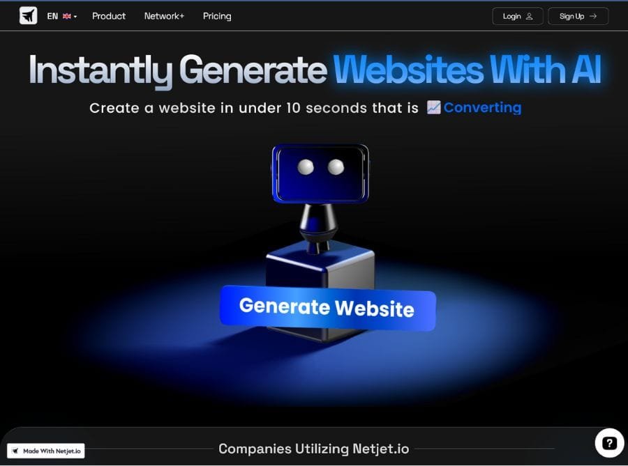 Netjet Ai Website Builder