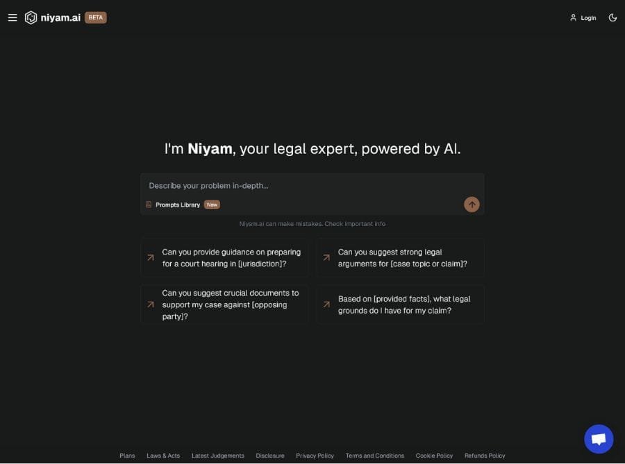 Niyam Ai Legal Expert
