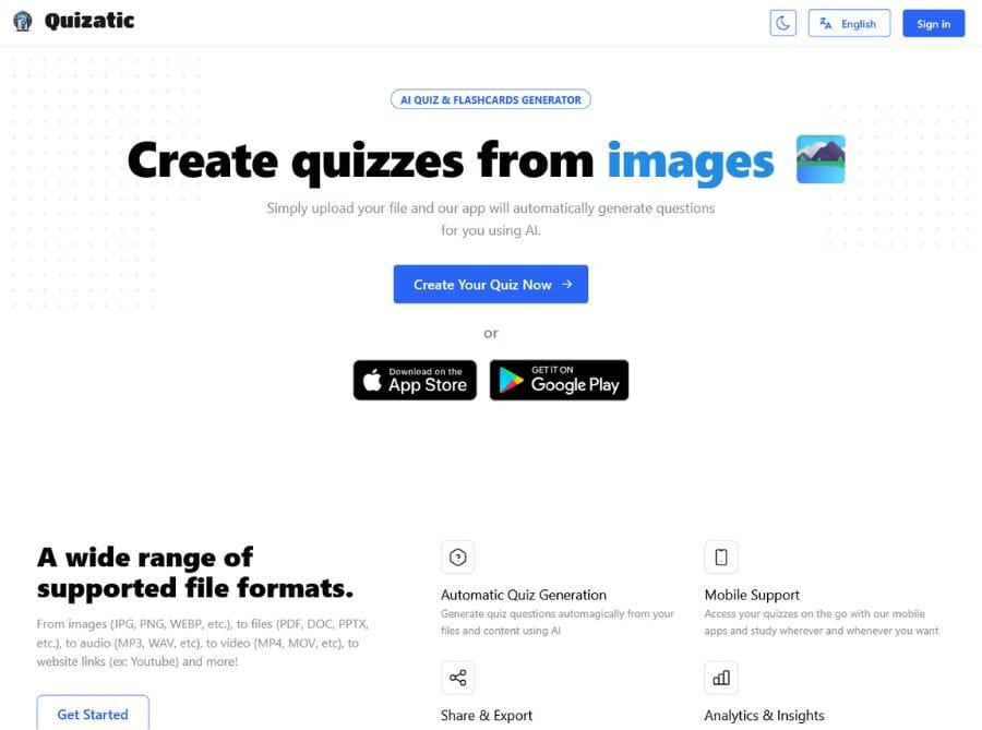 Quizatic Ai Quiz Generator
