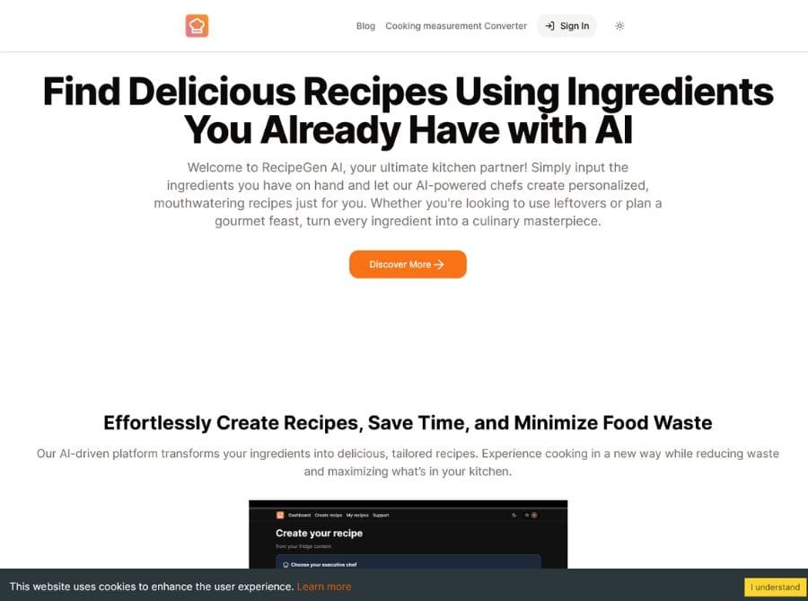 RecipeGen AI