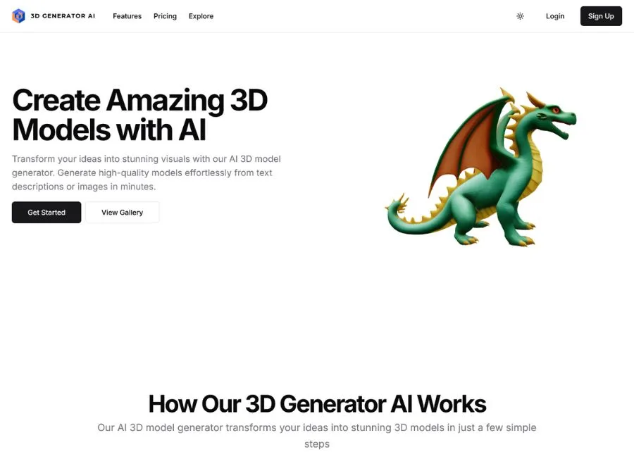 3D Generator AI