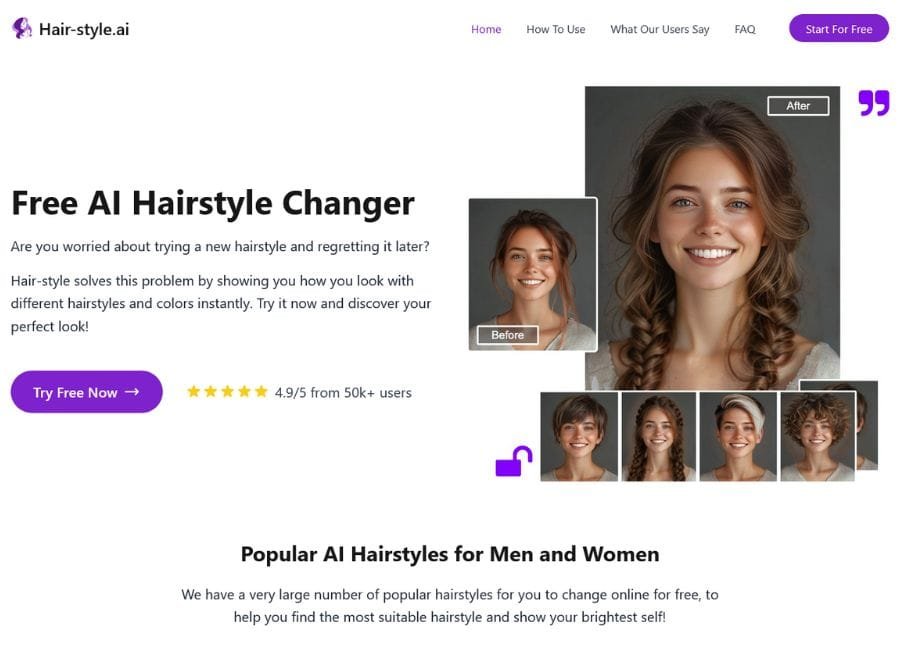 Hair Style Changer AI