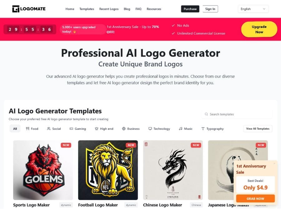 Logomate Ai Logo Creator
