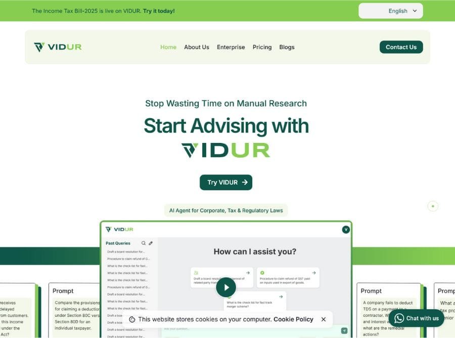 Vidur Ai Legal Assistant