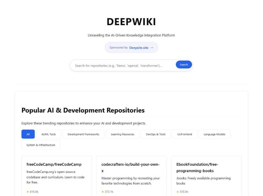 DeepWiki Ai