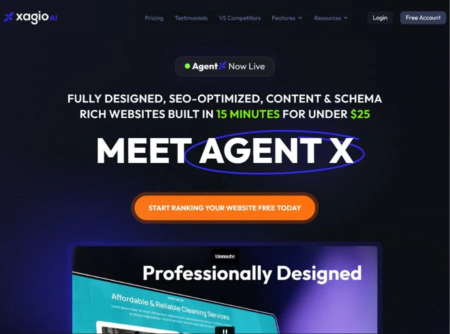 Xagio AI Website Builder