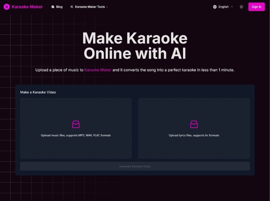 Ai Karaoke Maker