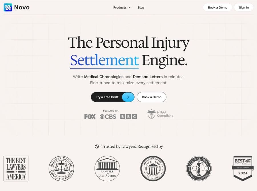 Novo Ai Legal Tool