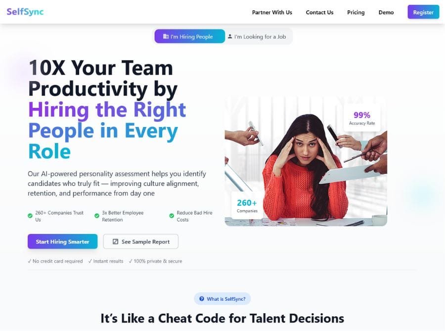 SelfSync Ai Personality Assessment