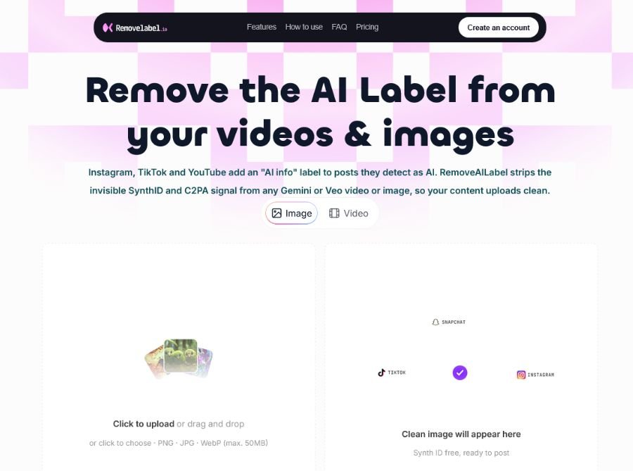 Remove AI Label