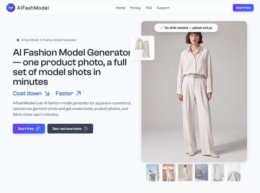 AIFASHMODEL - AI Fashion Model Generator